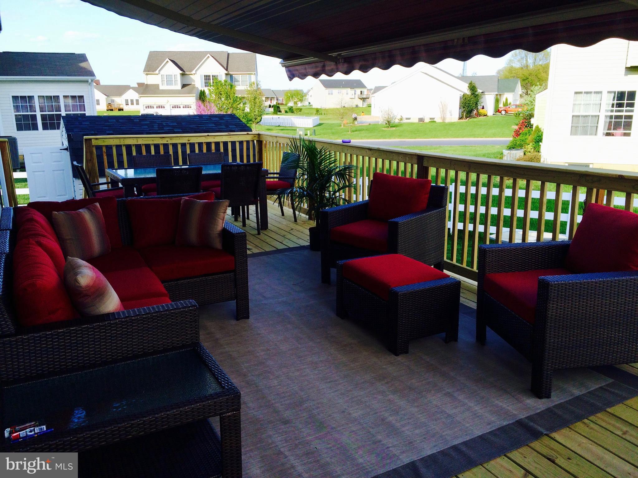 226 York Drive Smyrna, DE 19977 - Photo 44 of 60 a view of a balcony with furniture