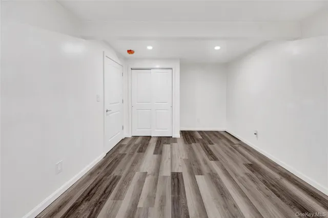 a view of wooden floor in a room
