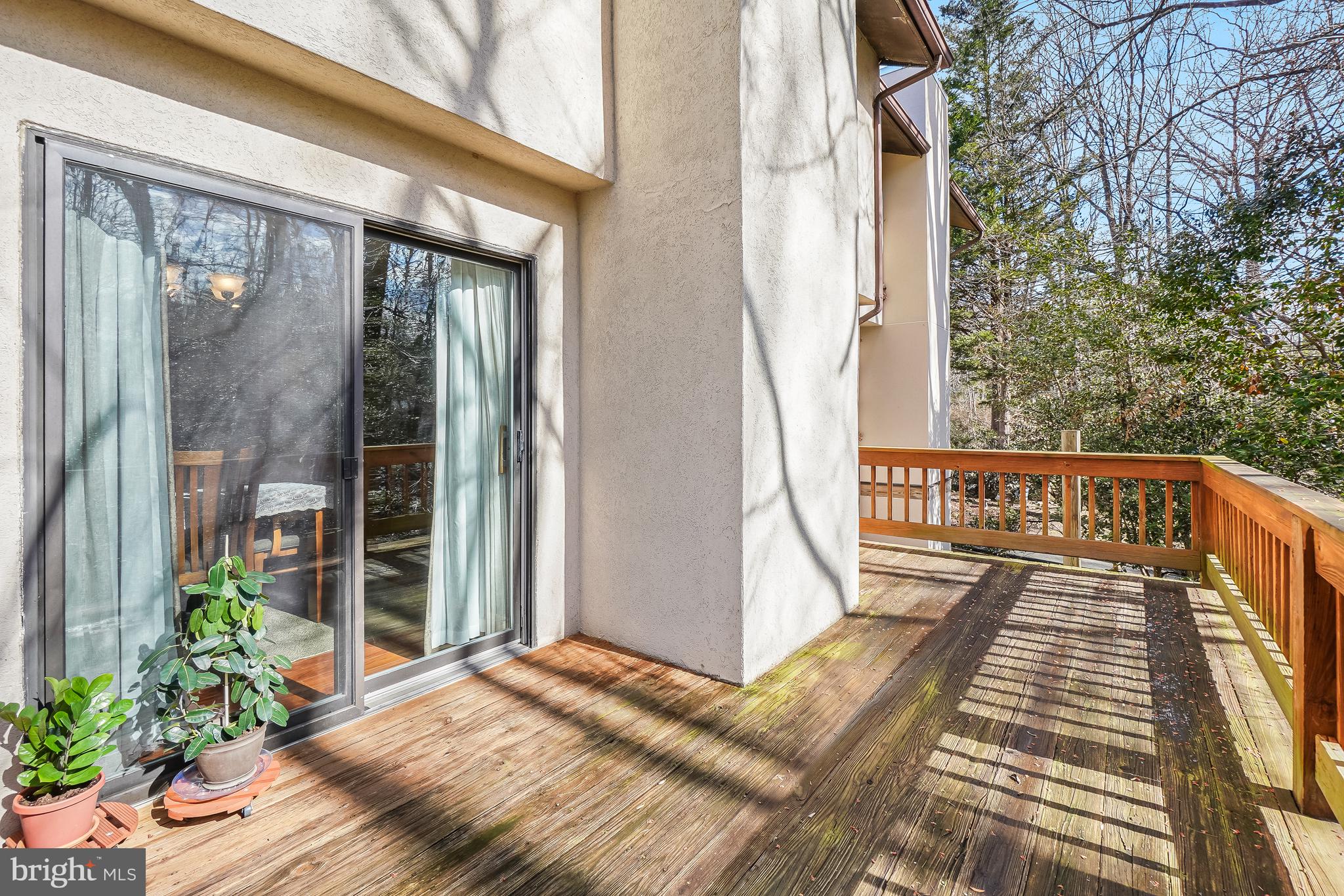 2315 Glade Bank Way Reston, VA 20191 - Photo 19 of 52 a view of balcony with wooden floor