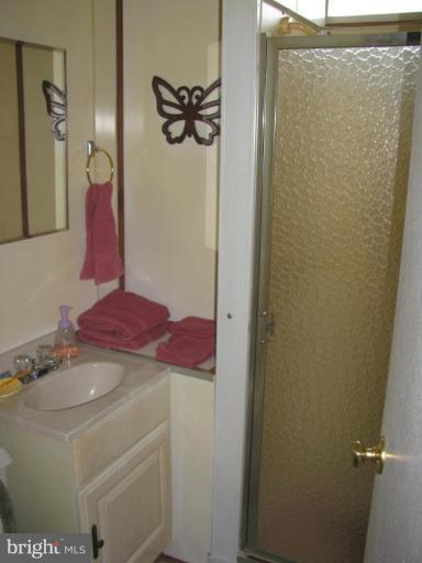 1027 Long Point Road Grasonville, MD 21638 - Photo 4 of 27 a bathroom with a sink and mirror