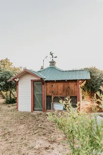 a view of a chairs and tables in patio