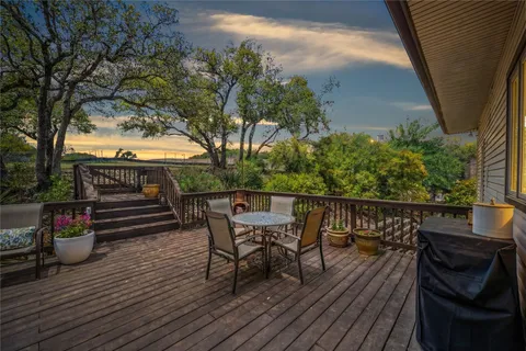 a view of outdoor space with seating space
