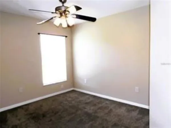 a window in an empty room