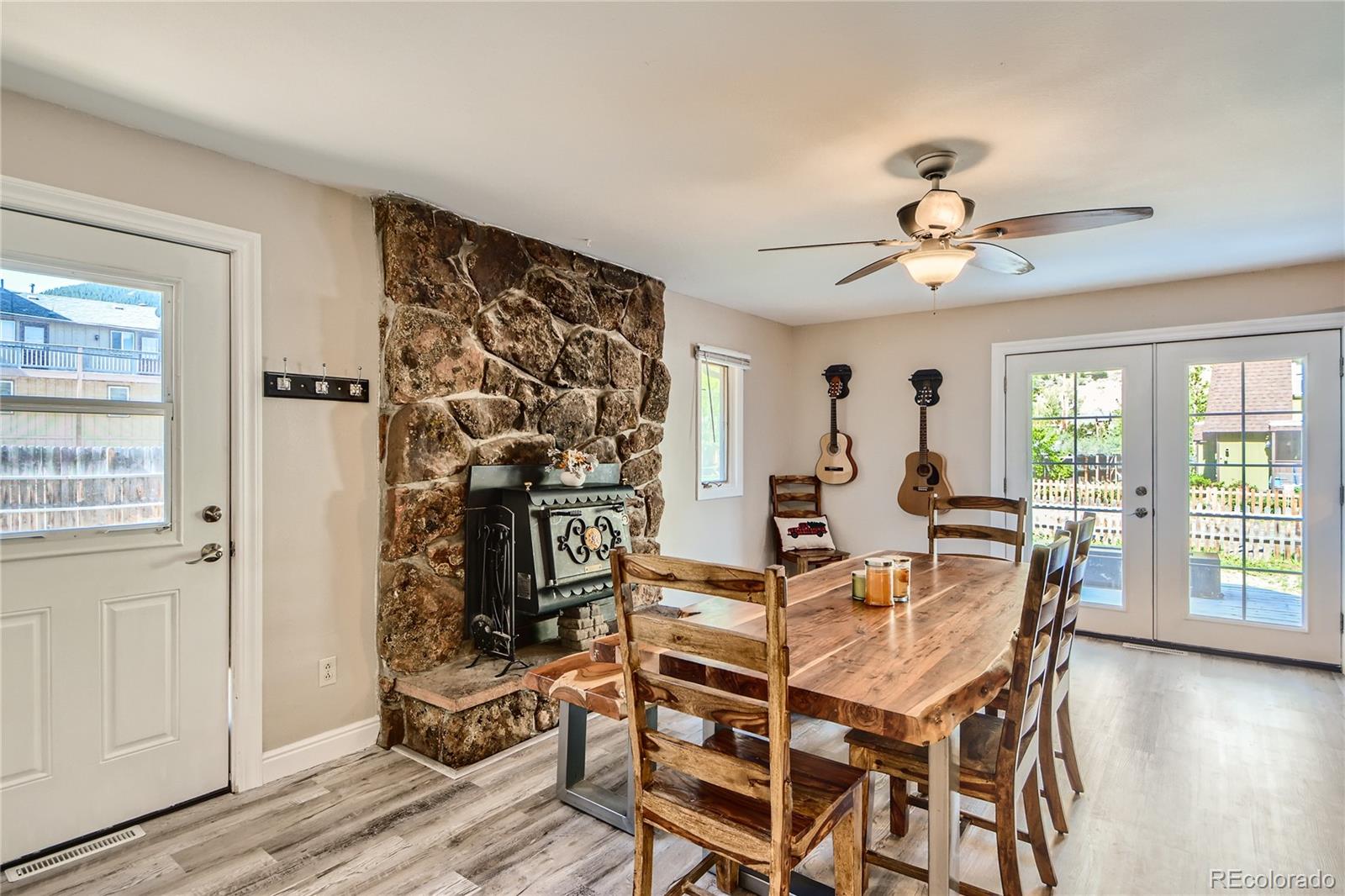 1500 Buckeye Circle Georgetown, CO 80444 - Photo 11 of 33 a view of a dining room with furniture window and wooden floor