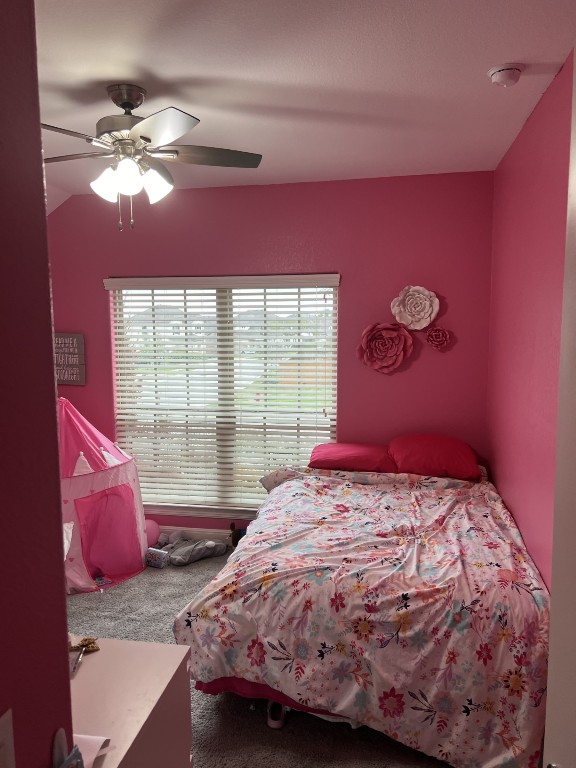 404 Peakside Circle Dripping Springs, TX 78620 - Photo 9 of 9 Bedroom with carpet floors and ceiling fan