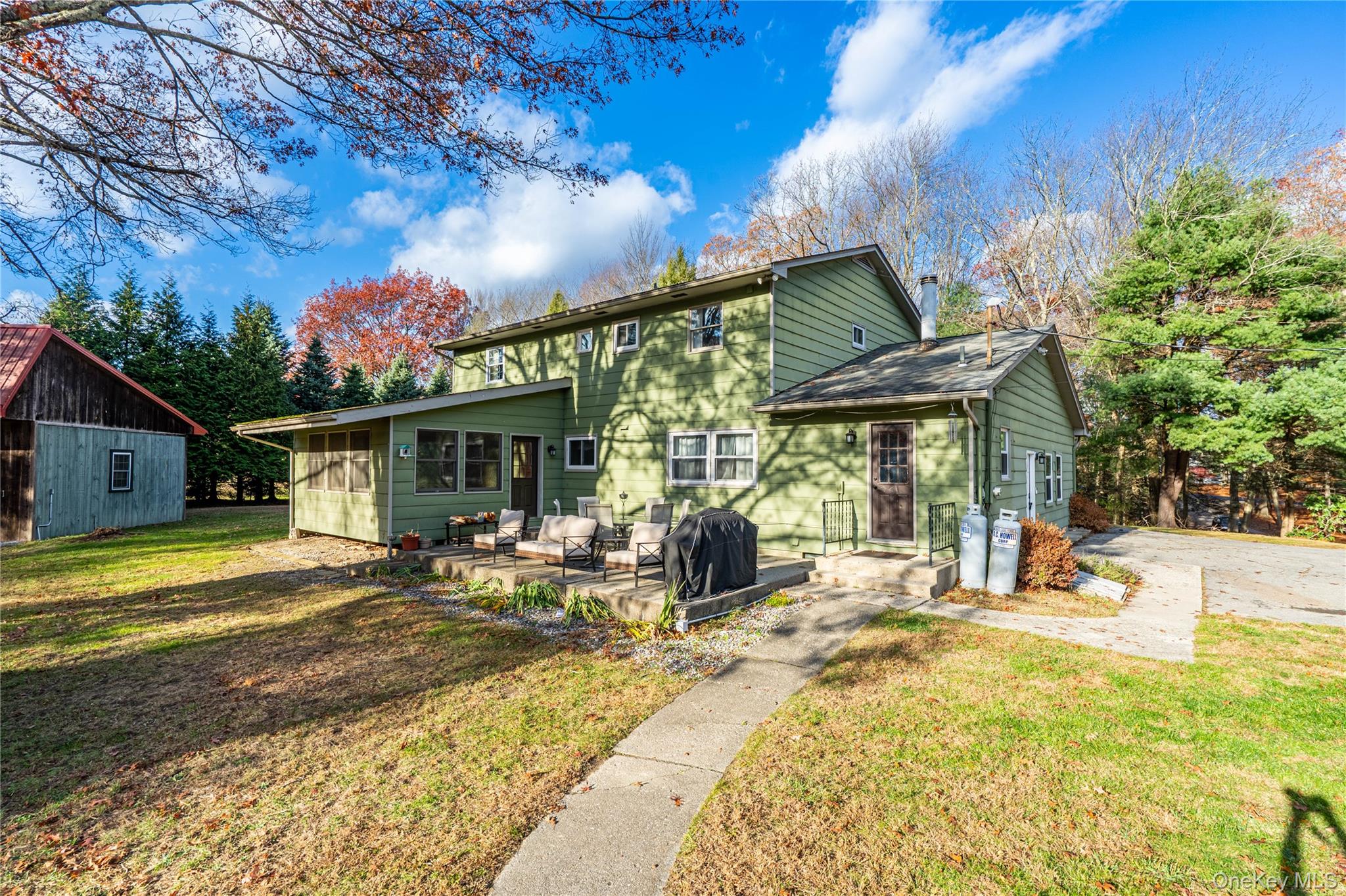 67 Whitlock Road Otisville, NY 10963 - Photo 49 of 50 a view of a house with a patio