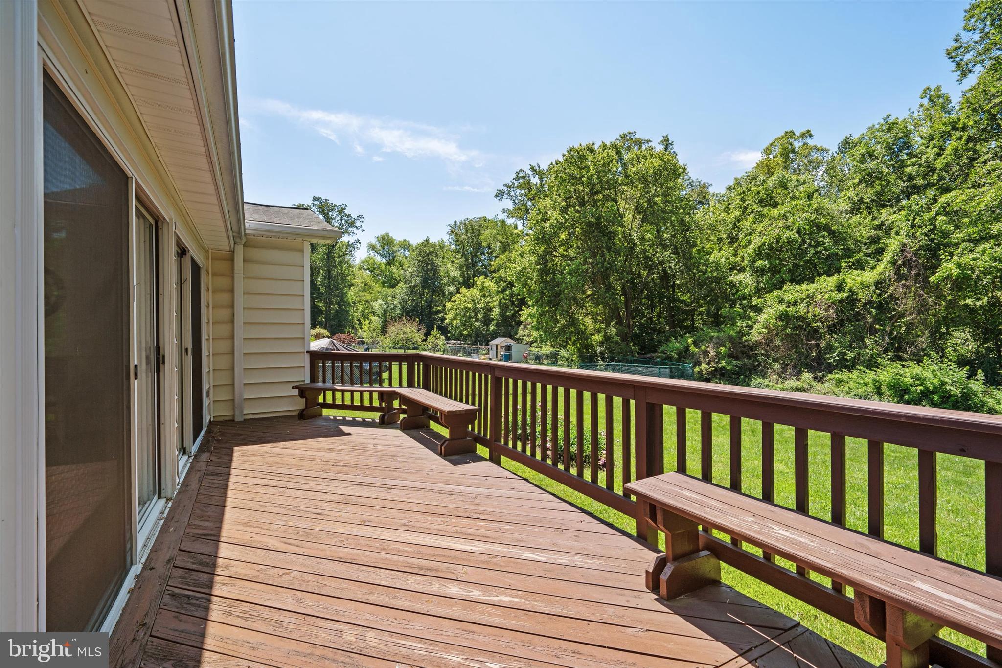 5308 Inverchapel Road Springfield, VA 22151 - Photo 9 of 28 Deck with benches