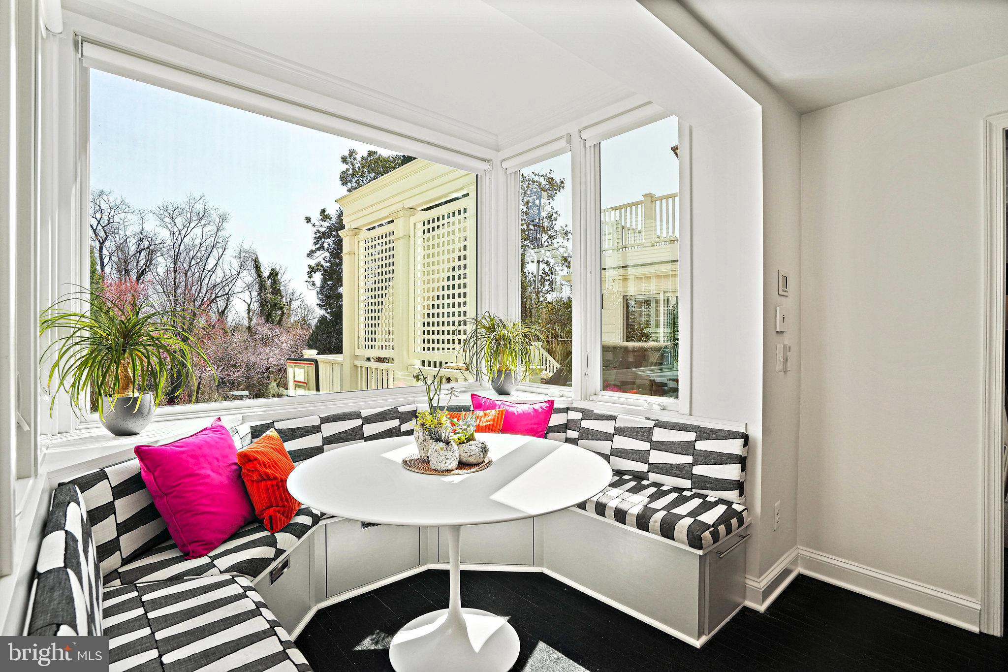 3045 Chain Bridge Road Northwest Washington, DC 20016 - Photo 13 of 50 Custom breakfast room, fabulous built in for 6