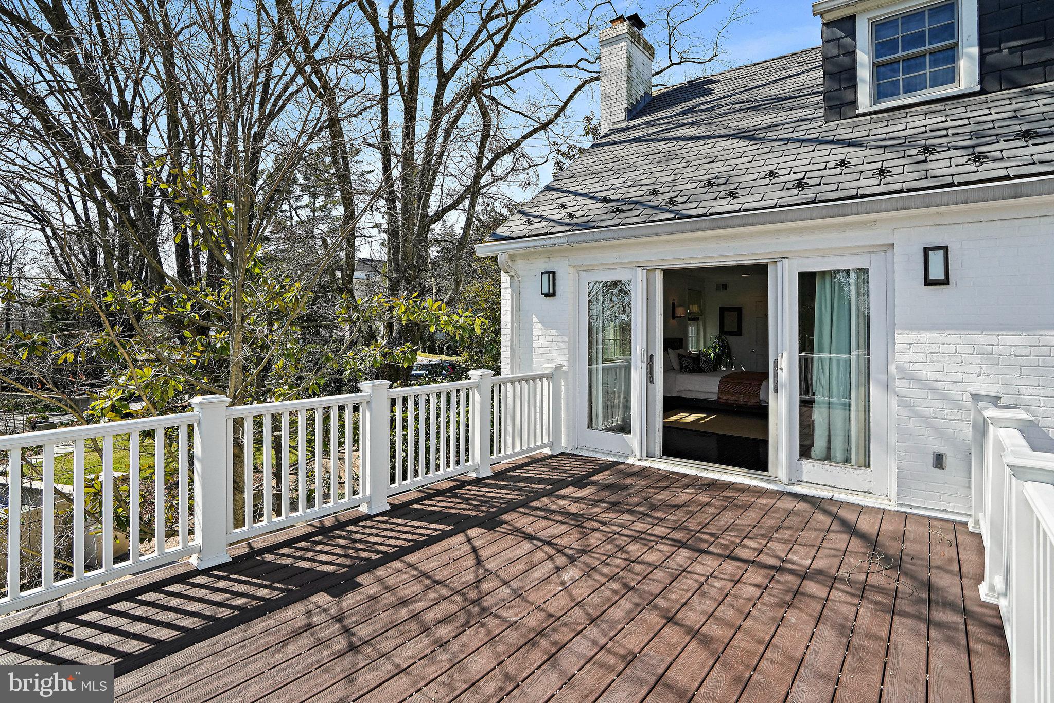 3045 Chain Bridge Road Northwest Washington, DC 20016 - Photo 26 of 50 Deck off primary Bedroom