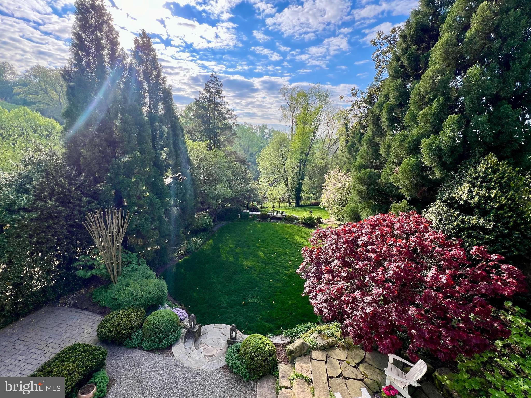 3045 Chain Bridge Road Northwest Washington, DC 20016 - Photo 28 of 50 Spring vista garden full of specimen plants