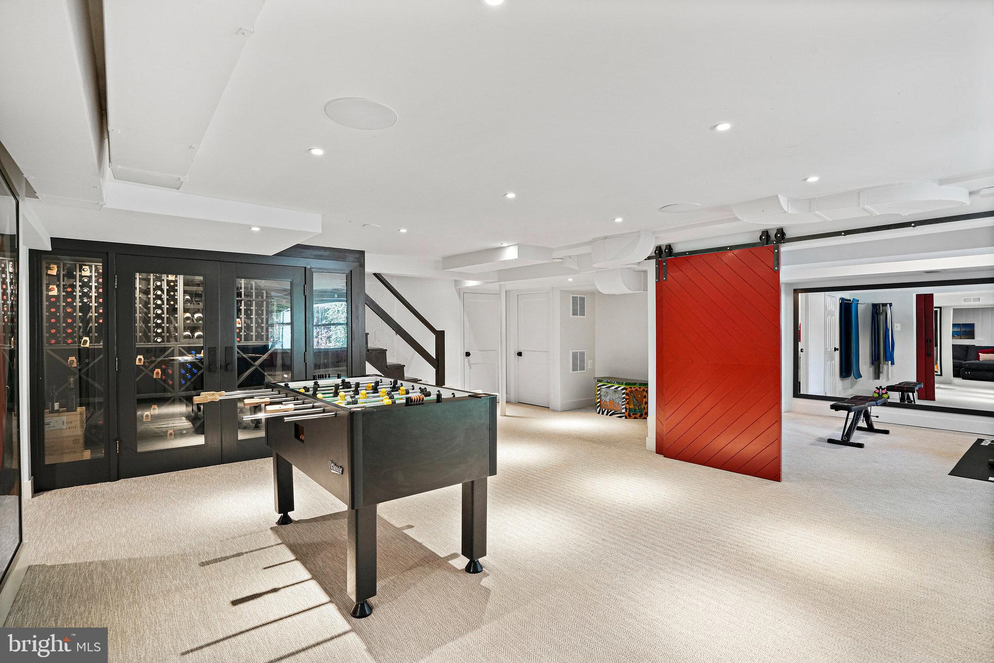 3045 Chain Bridge Road Northwest Washington, DC 20016 - Photo 38 of 50 Large rec room, wine cellar 6th BR or workout room