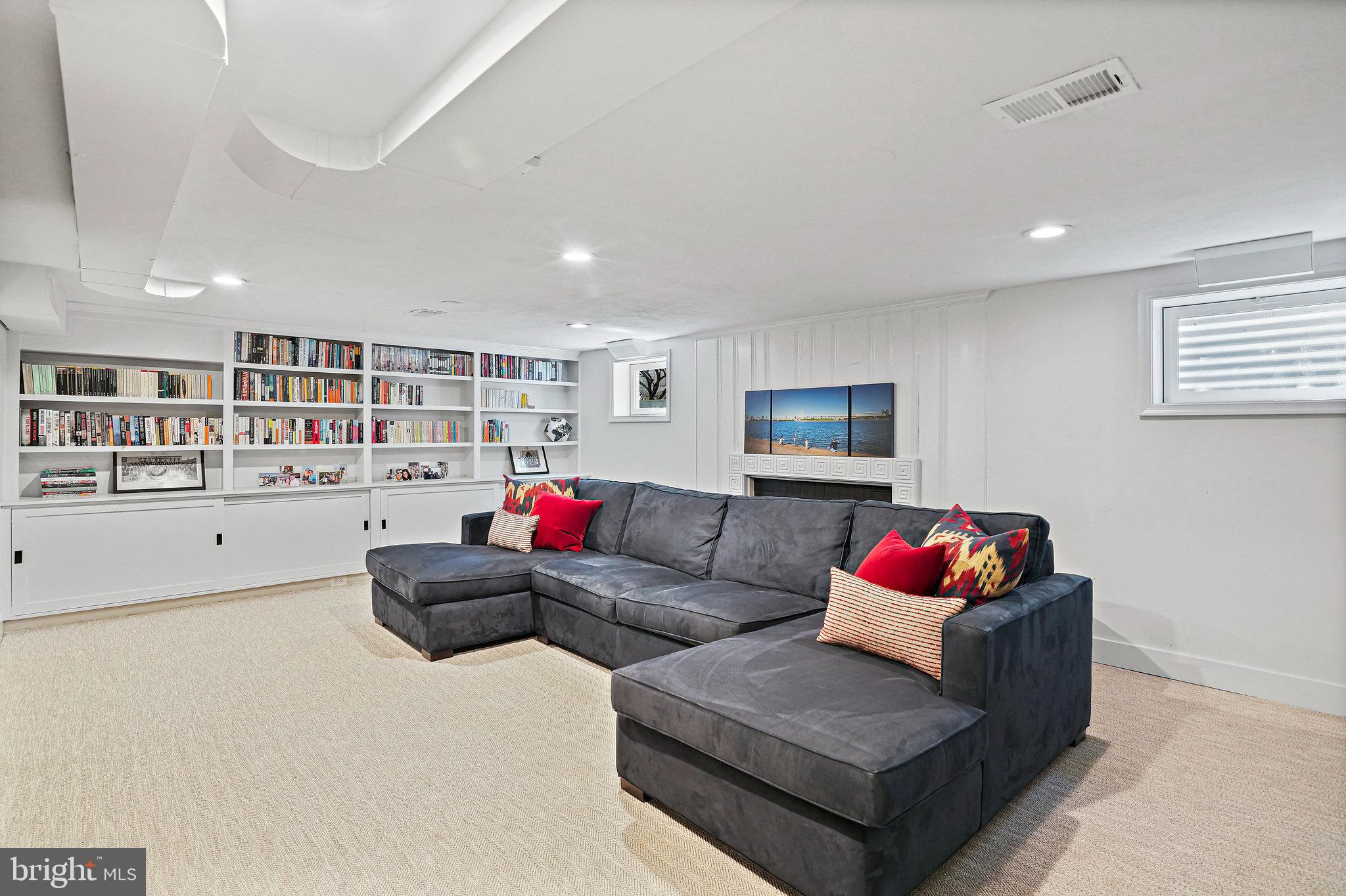 3045 Chain Bridge Road Northwest Washington, DC 20016 - Photo 40 of 50 Home theater room has great built ins