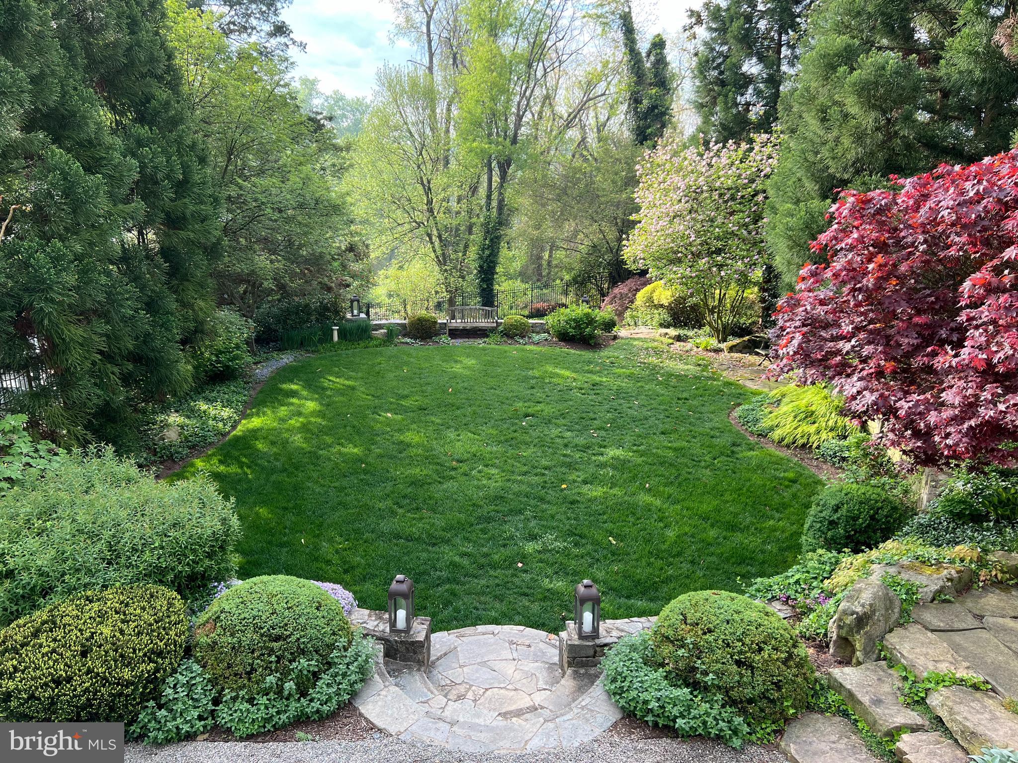 3045 Chain Bridge Road Northwest Washington, DC 20016 - Photo 44 of 50 The hardscape is stunning, natural feel, parkview