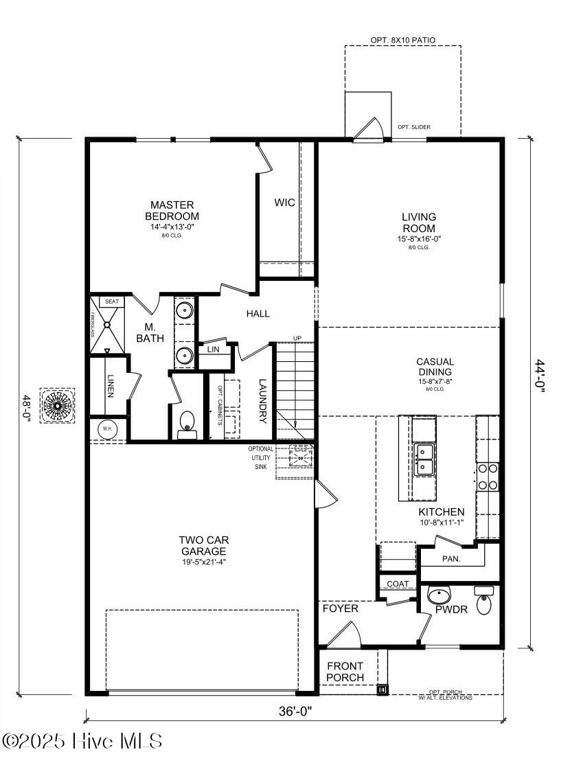 950 Plymouth Road Boiling Spring Lakes, NC 28461 - Photo 38 of 40 Vineyard Floorplan 1st Floor