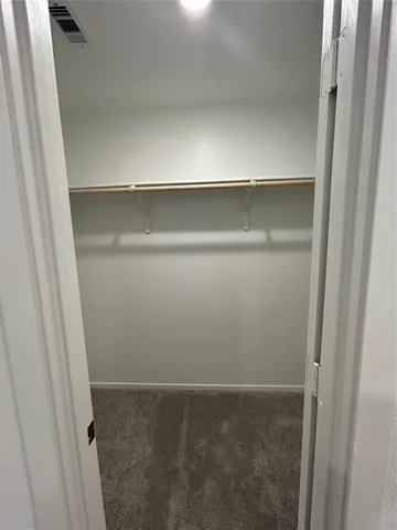 a close view of closet