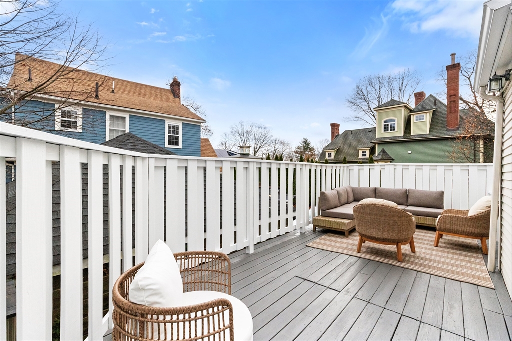 33 Ashcroft Road Medford, MA 02155 - Photo 26 of 30 a deck view with a seating space