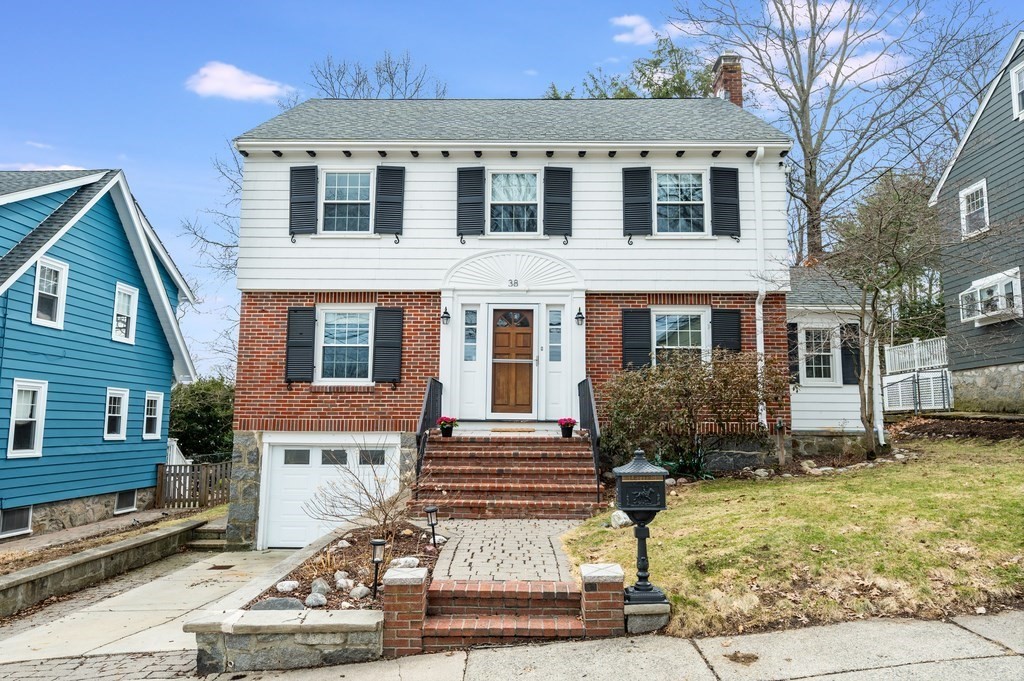 38 Cerdan Avenue Boston, MA 02132 - Photo 2 of 40 a front view of a house with garden