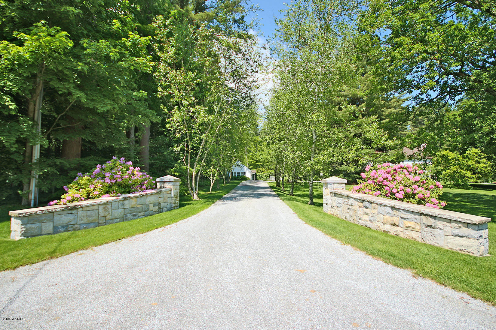 6 Glendale Road Stockbridge, MA 01229 - Photo 7 of 45 a view of a park with plants and large trees