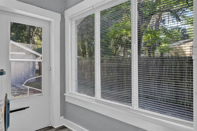 a view of a house that has a window