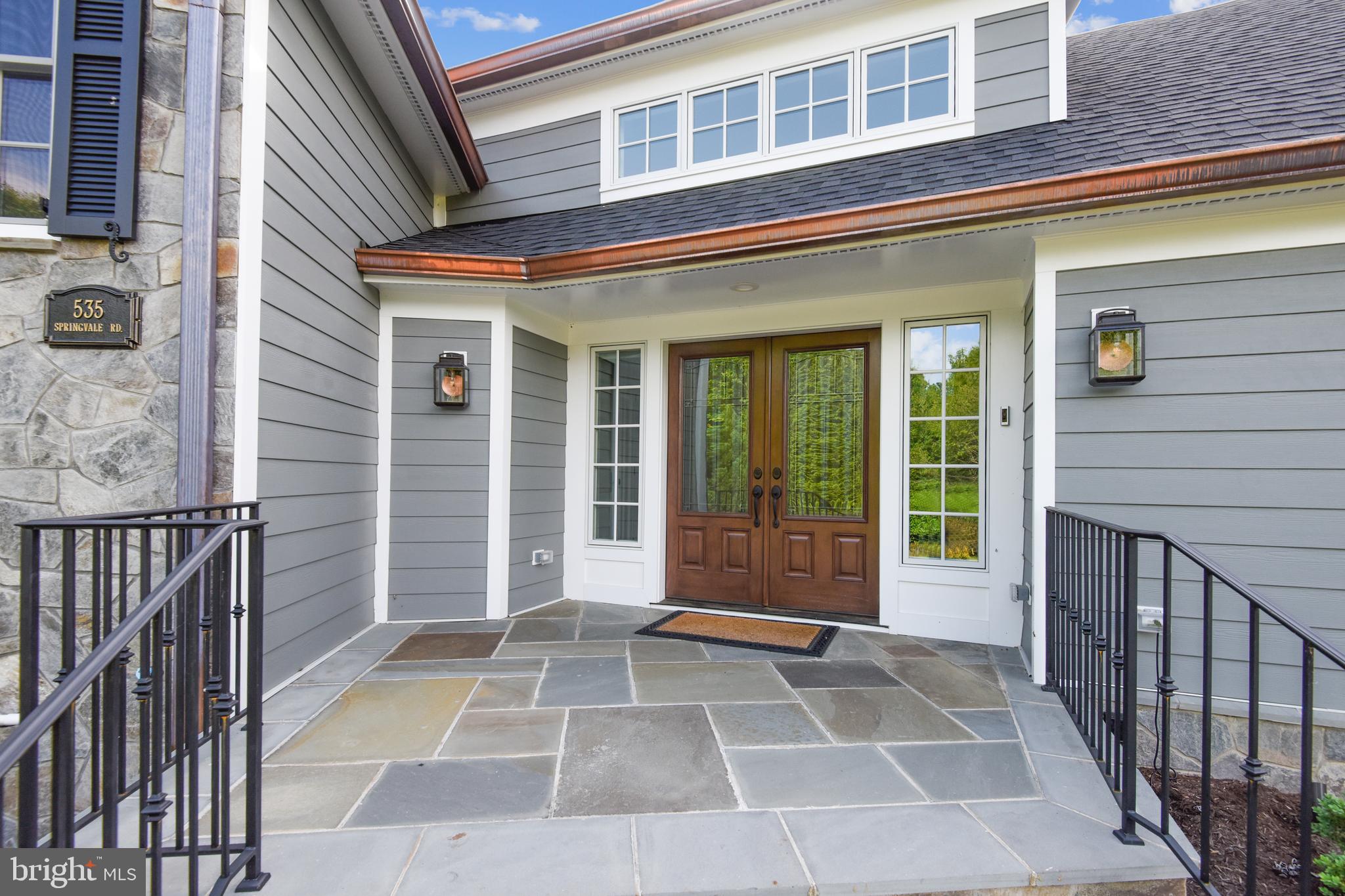 535 Springvale Road Great Falls, VA 22066 - Photo 3 of 80 Front porch was redesigned & rebuilt