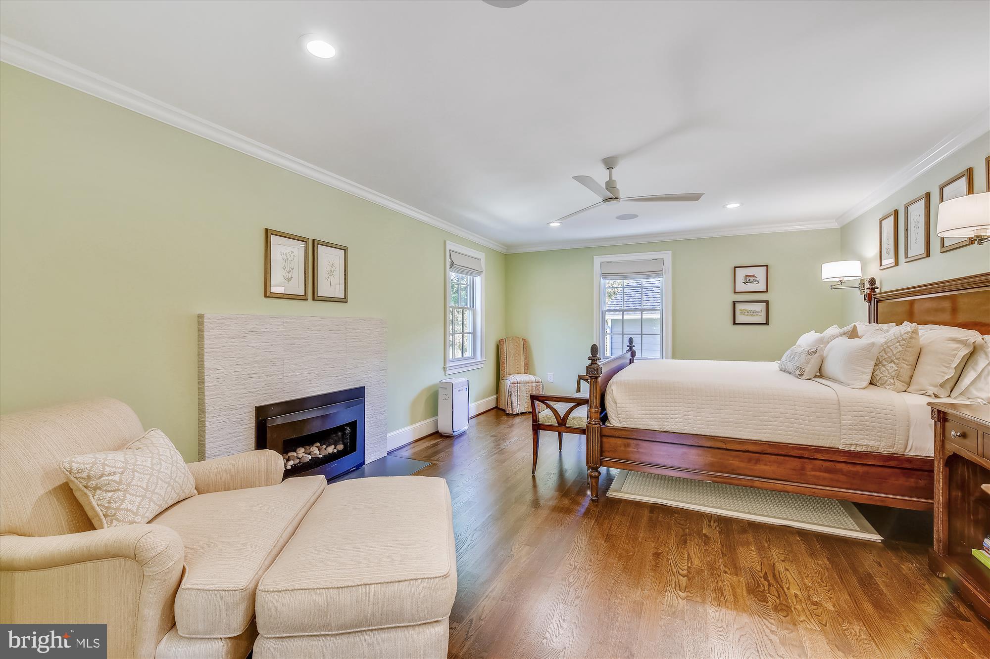 535 Springvale Road Great Falls, VA 22066 - Photo 35 of 80 Primary bdrm gas fireplace was redesigned