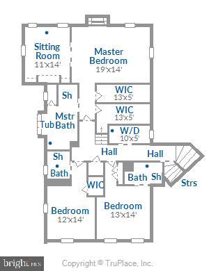535 Springvale Road Great Falls, VA 22066 - Photo 78 of 80 Upper level 1 floor plan