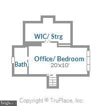 535 Springvale Road Great Falls, VA 22066 - Photo 79 of 80 Upper level 2 office/bedroom side floor plan