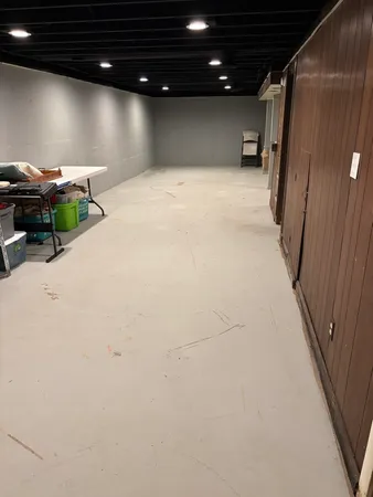 a view of storage and utility room