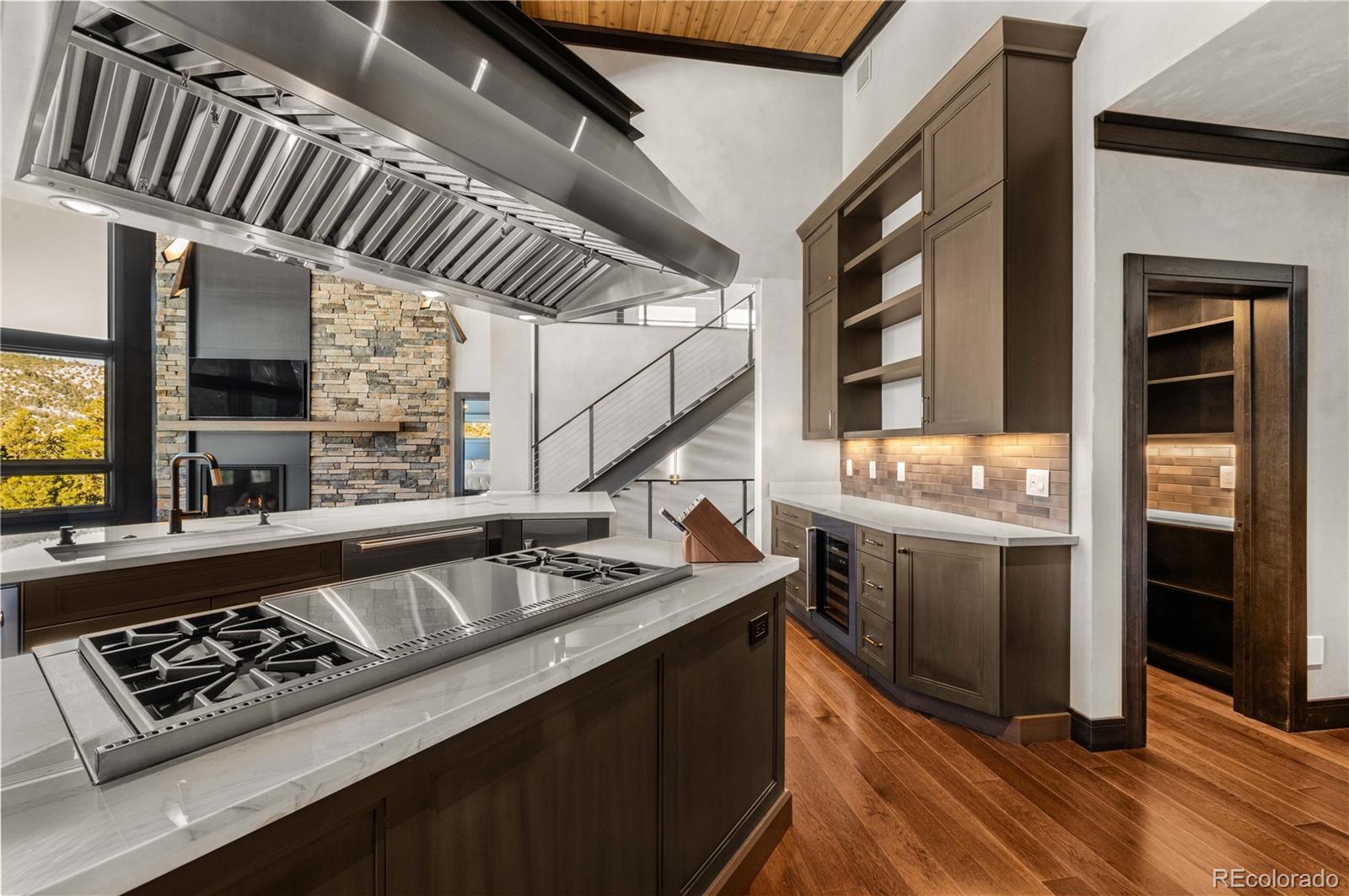 21261 Broadview Road Nathrop, CO 81236 - Photo 18 of 49 a kitchen with a stove and a refrigerator
