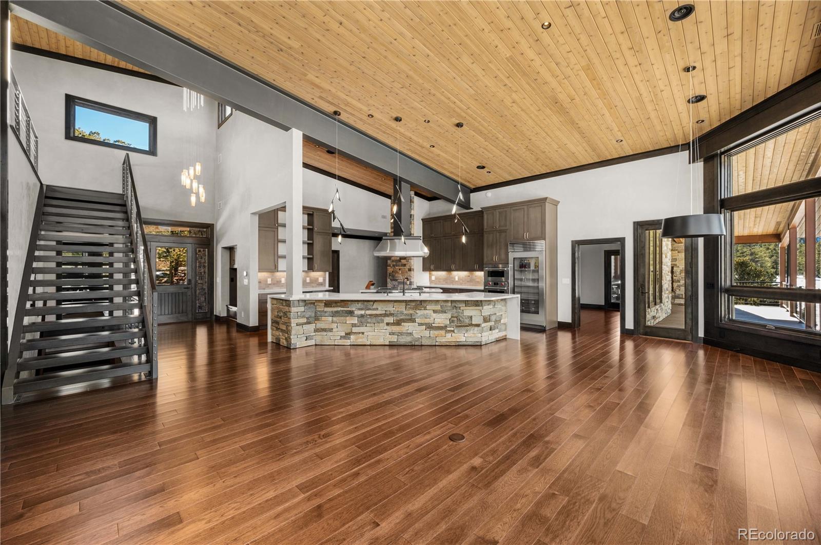 21261 Broadview Road Nathrop, CO 81236 - Photo 10 of 49 a view of an entryway and livingroom with furniture