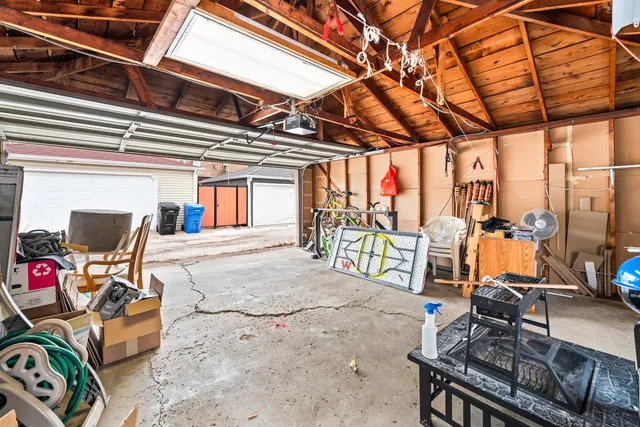 a view of a tables and chair in the patio