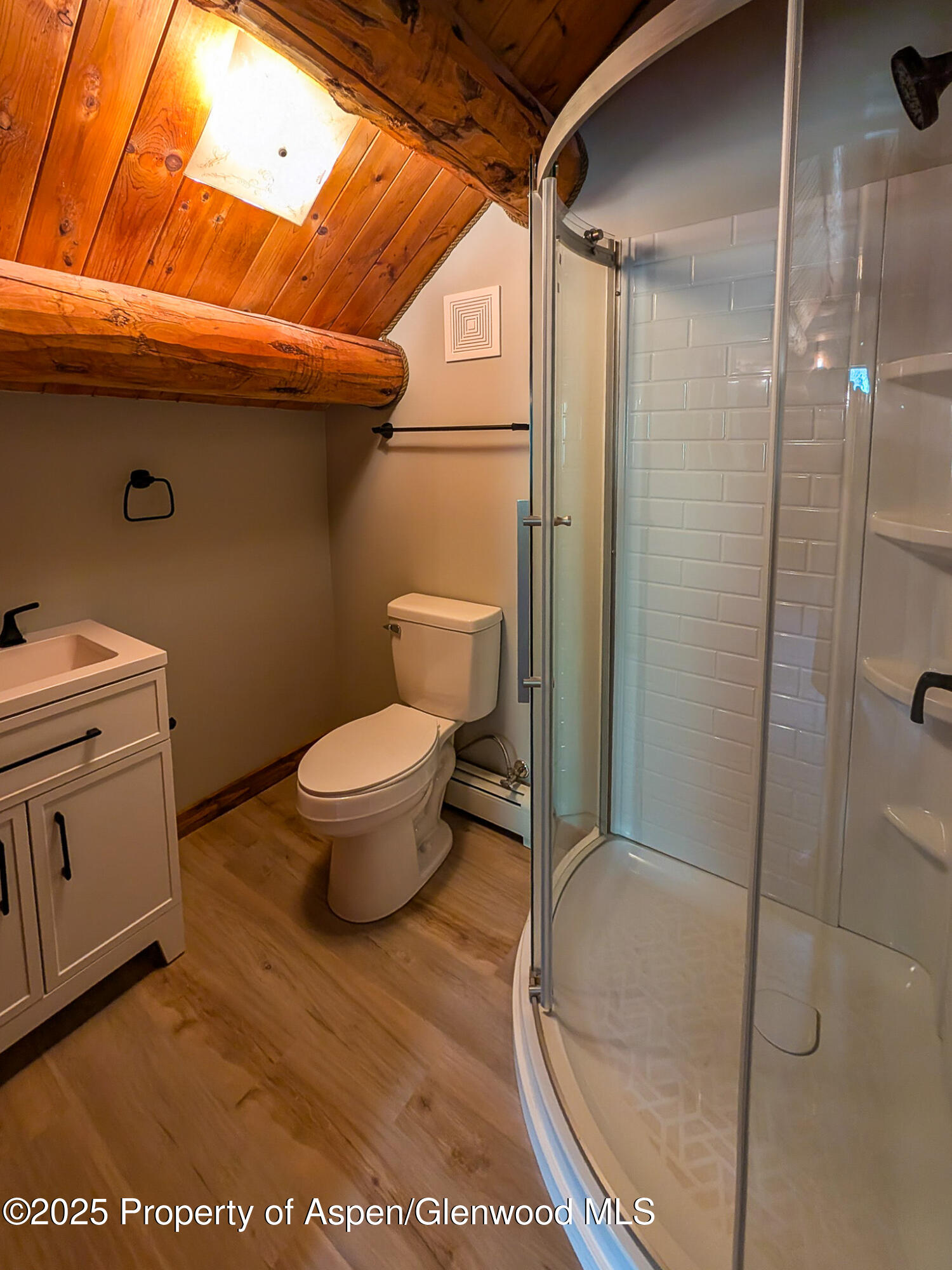 96 Apache Drive New Castle, CO 81647 - Photo 22 of 34 a bathroom with a toilet and a shower