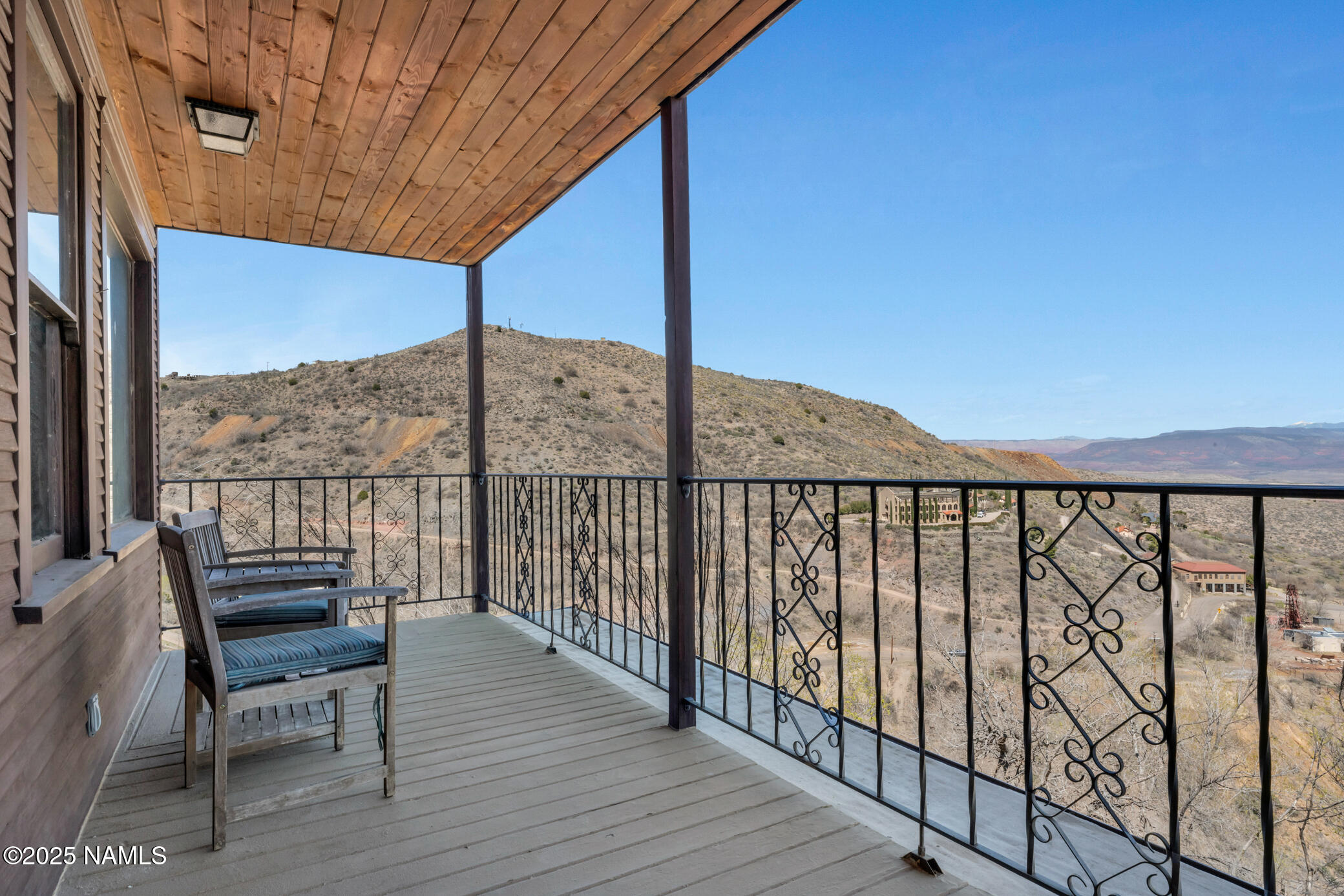 222 1st Avenue, Unit B Jerome, AZ 86331 - Photo 2 of 14 a view of balcony with furniture