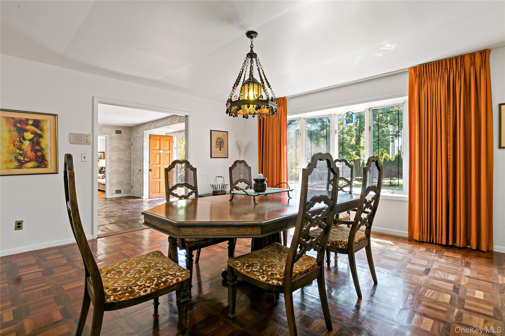 16 Meadow Road Scarsdale, NY 10583 - Photo 18 of 47 a view of a dining room with furniture window and outside view