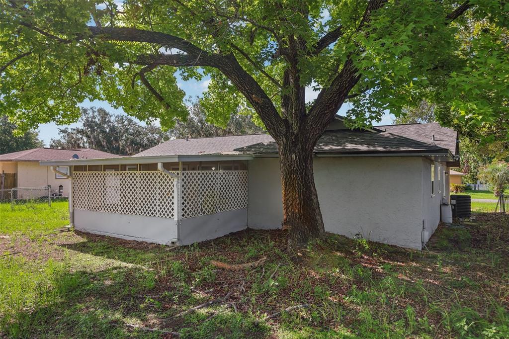 3 Silver Court Ocala, FL 34472 - Photo 24 of 25 a small garden covered with tall trees