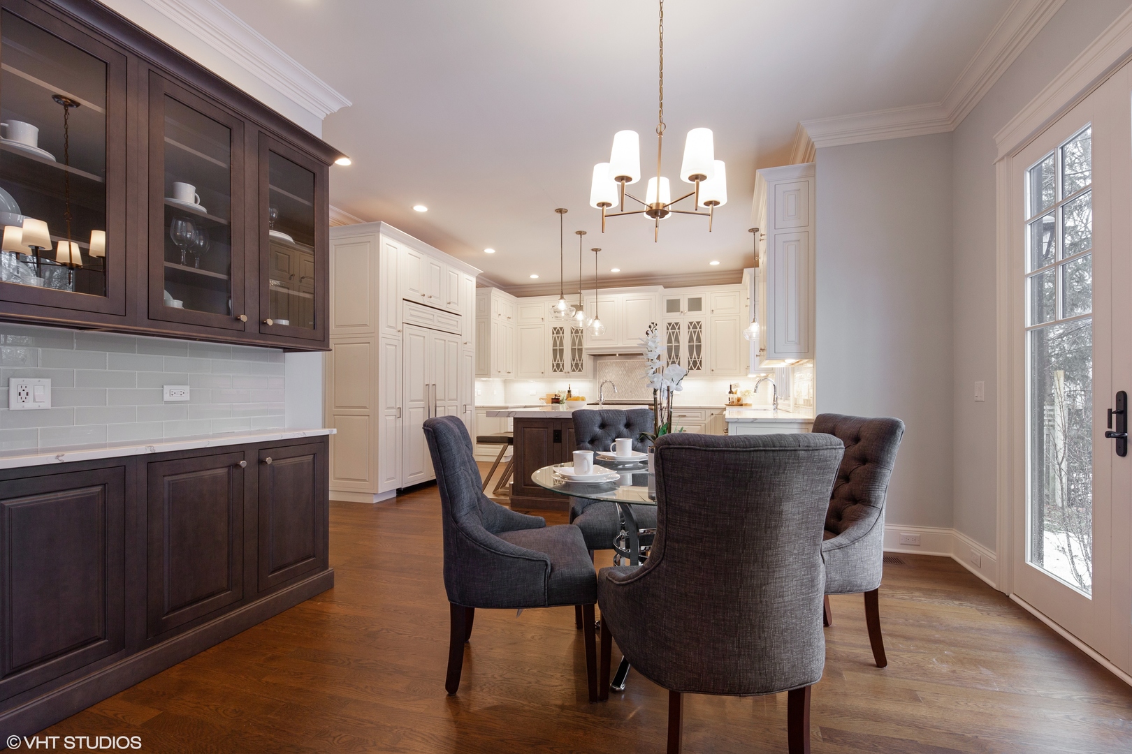 117 Church Road Winnetka, IL 60093 - Photo 11 of 29 a view of a dining room with furniture window and wooden floor