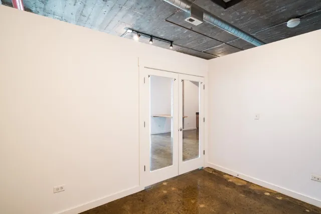 a view of storage and utility room