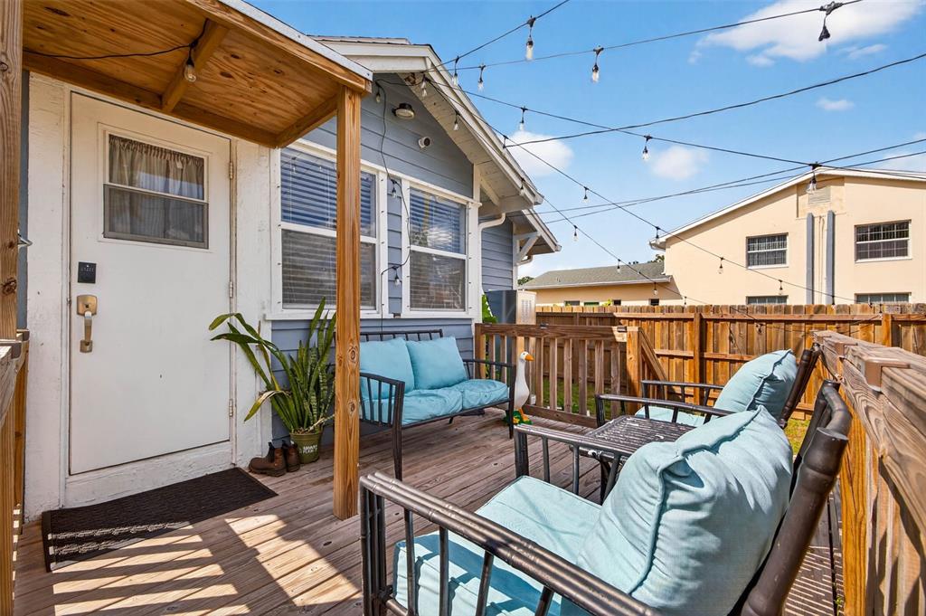 447 23rd Street North St. Petersburg, FL 33713 - Photo 24 of 28 a view of deck with patio