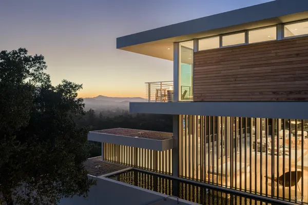 a view of a balcony