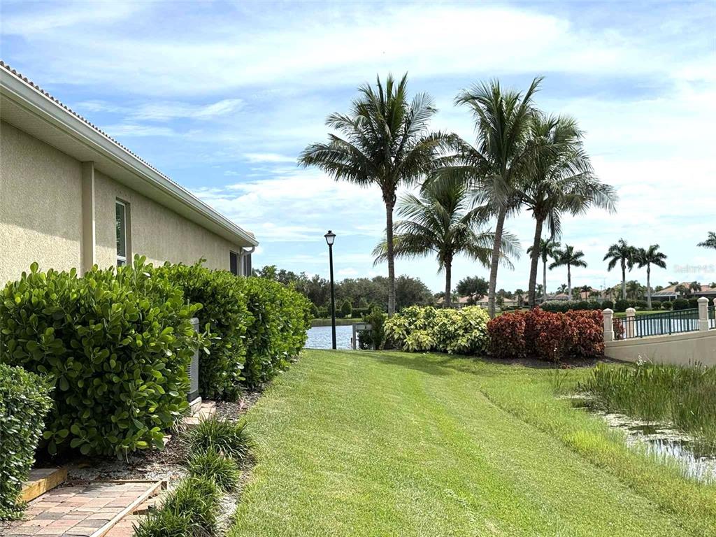 19240 Isadora Street Venice, FL 34293 - Photo 30 of 41 a view of a yard with palm trees