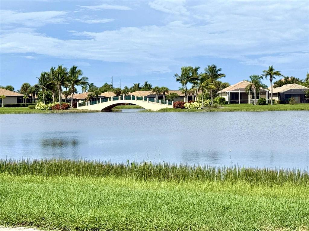 19240 Isadora Street Venice, FL 34293 - Photo 39 of 41 a view of a lake with houses in the back