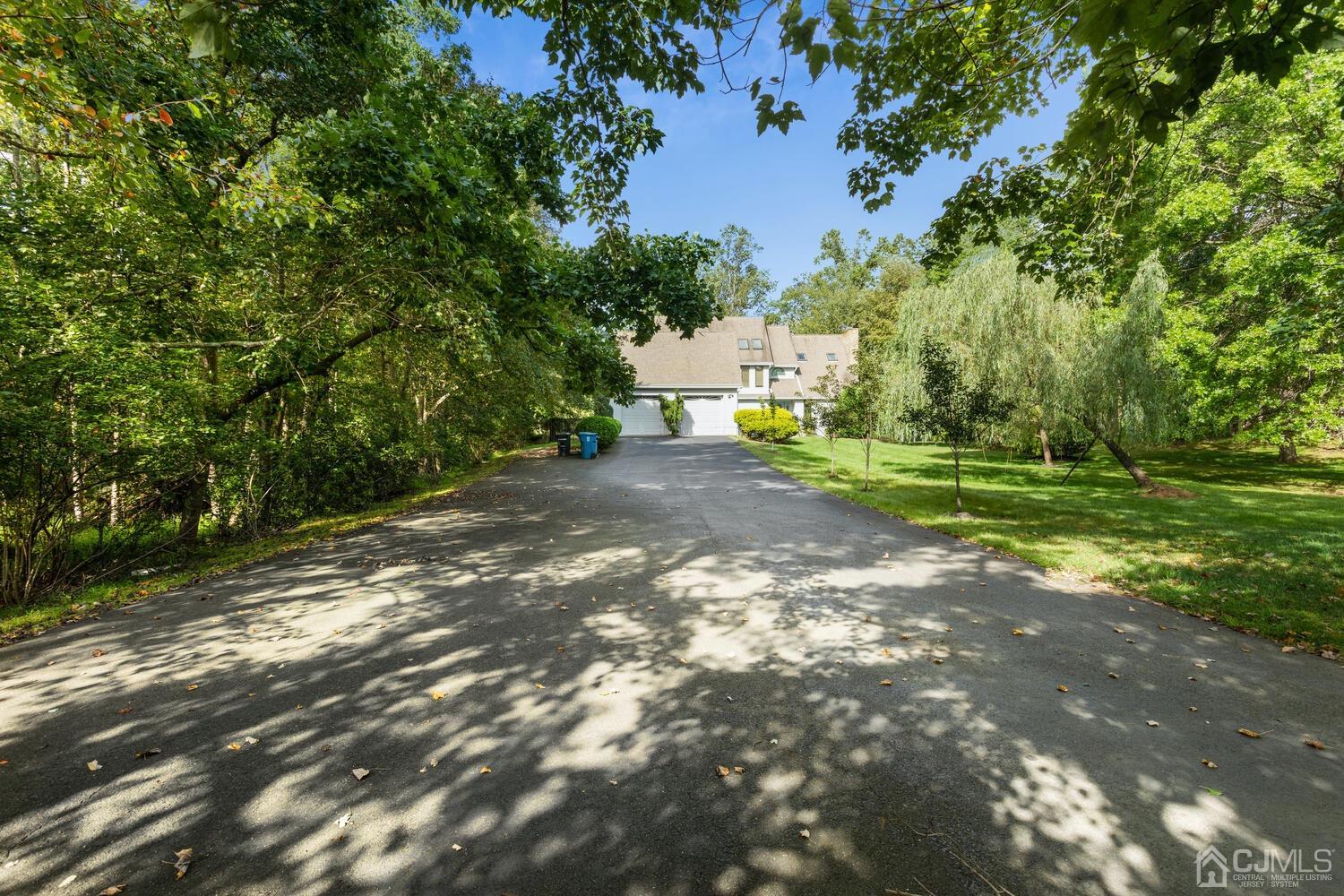 49 Brookside Road Millstone Township, NJ 08510 - Photo 6 of 60 a view of a yard with plants and large trees