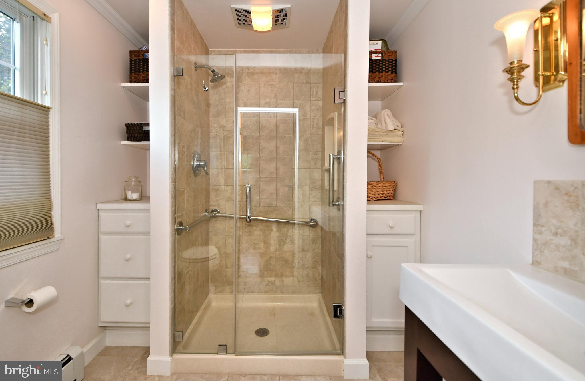 335 Powderhorn Road Fort Washington, PA 19034 - Photo 20 of 41 Renovated primary bath with frameless shower