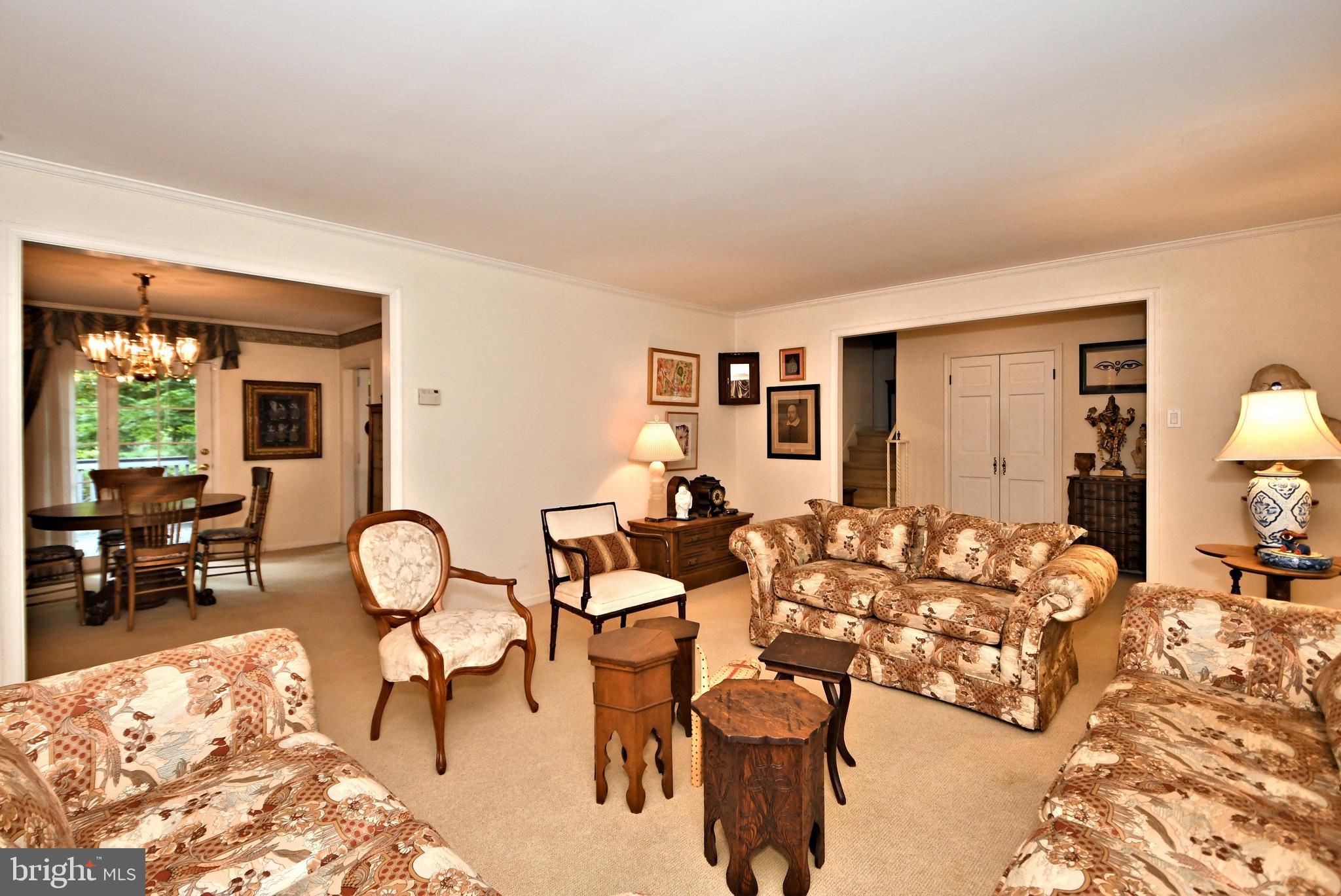 335 Powderhorn Road Fort Washington, PA 19034 - Photo 5 of 41 View of LR looking into foyer & dining room