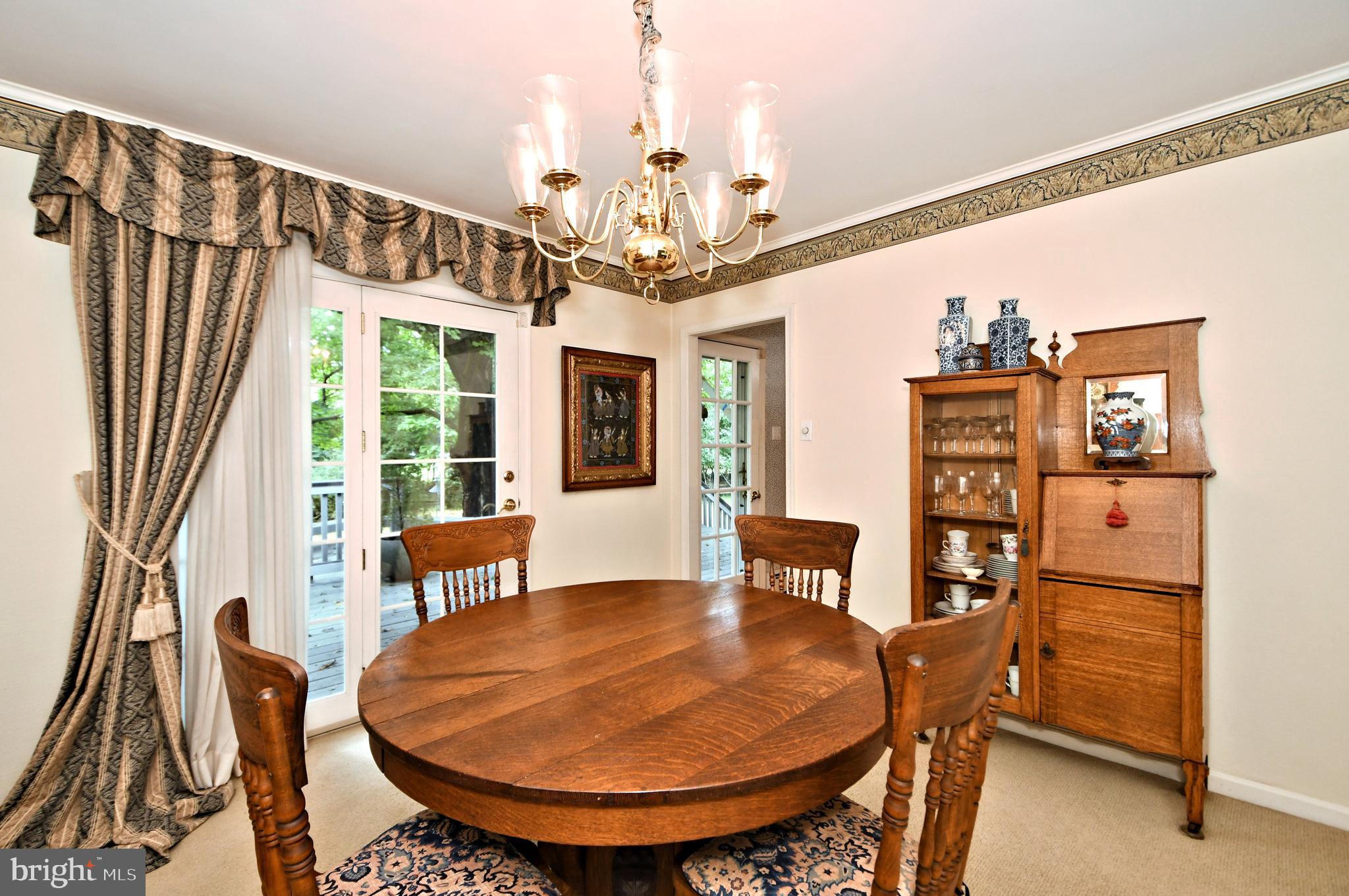 335 Powderhorn Road Fort Washington, PA 19034 - Photo 7 of 41 DR with French doors to the deck