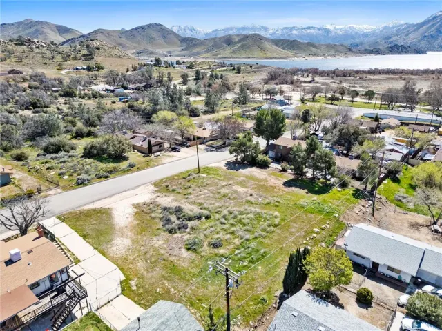 a view of a city with mountains