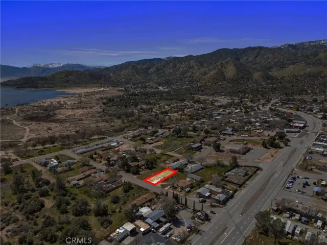 a city view with mountains in the background