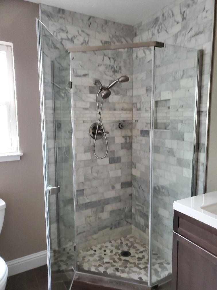 5913 Ashworth Way Carmichael, CA 95608 - Photo 11 of 13 PRIMARY BATHROOM WITH UPDATED SHOWER STALL