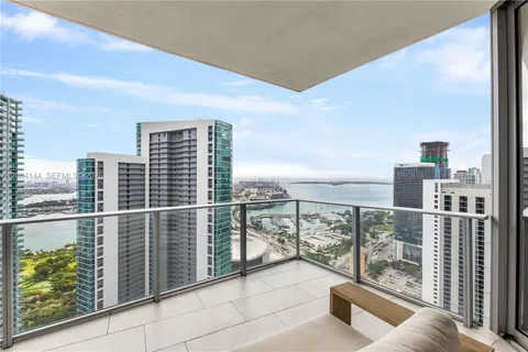 a view of balcony with city view