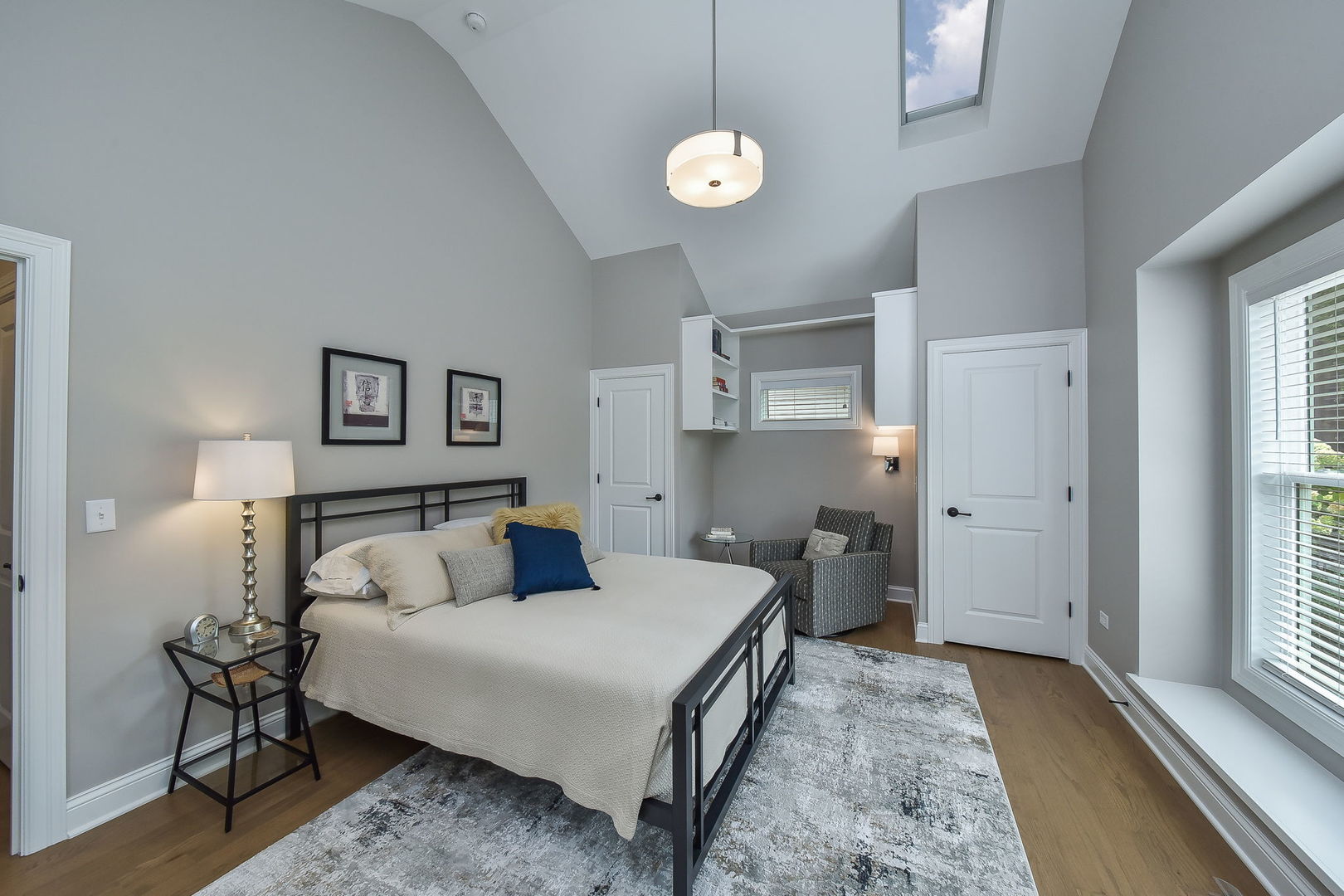 436 East Hillside Road Naperville, IL 60540 - Photo 26 of 59 a bedroom with a bed and a large window